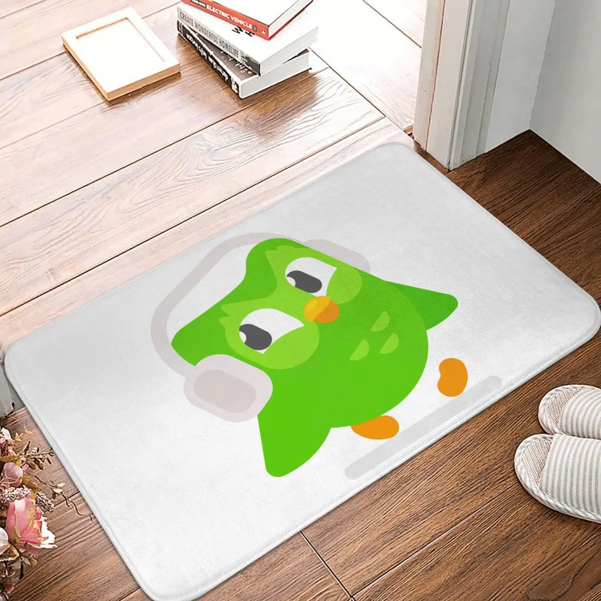 Duolingo Owl Duo Non-slip Doormat Floor Mat Cushion Carpet Rug for Kitchen Entrance Home Balcony Footpad Mats