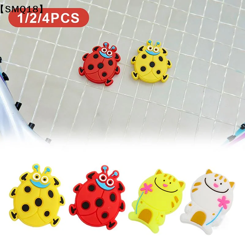1/2/4pcs Tennis Vibration Dampener Shock Absorbers Tennis Racket Anti Vibration Silicone Damper Tennis Accessory【SMQ】