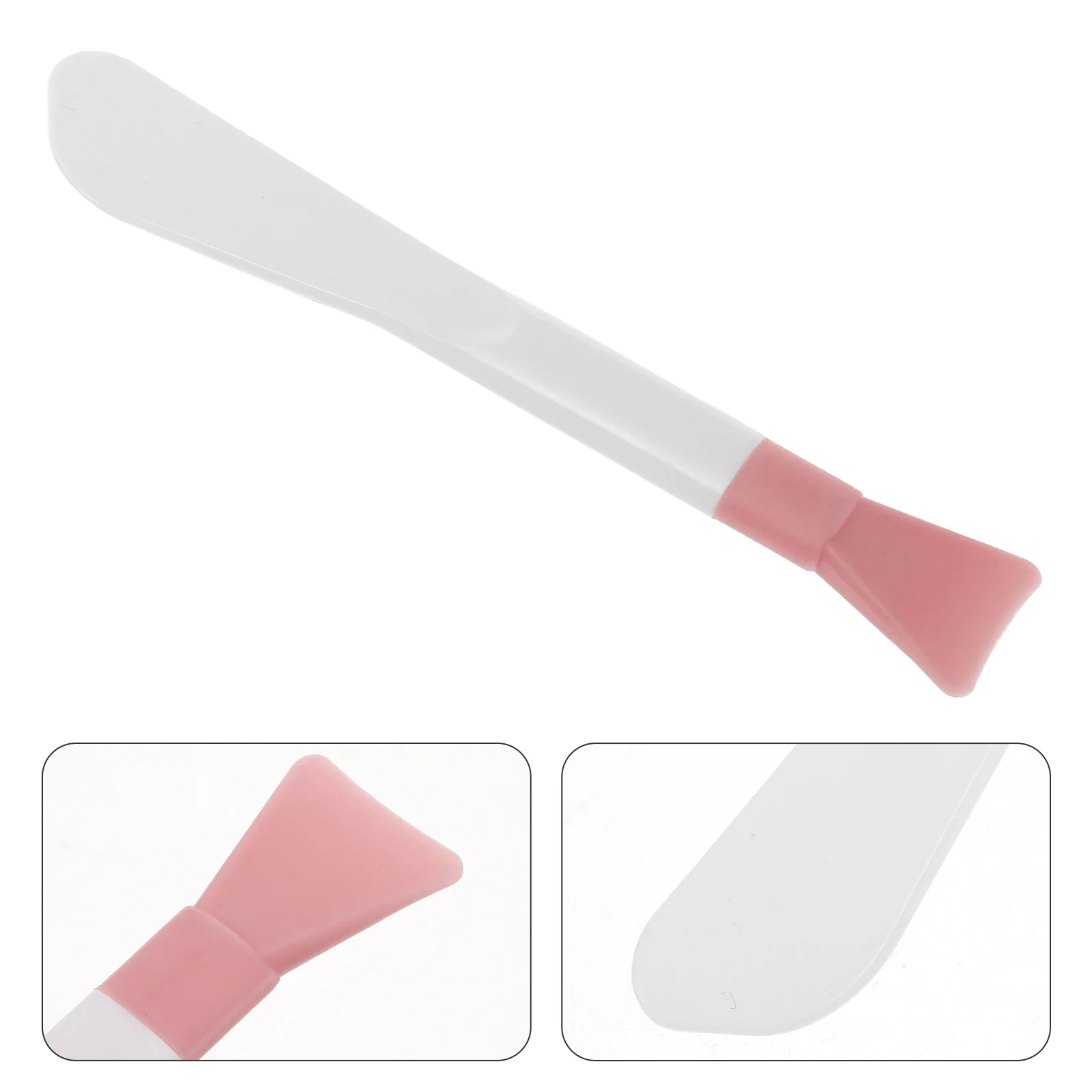 Cepillo de máscara de silicona, aplicador de crema facial de doble cabeza, espátulas de belleza, herramienta de arcilla, accesorios de maquillaje para el cuidado de la piel