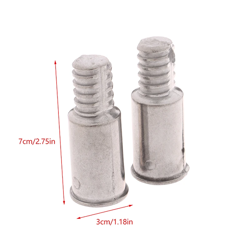 2Pcs Tip For Telescopic Pole Household Cleaning Tools Adapter Broom Extension Threaded Repair Kit Connector Handle Extension