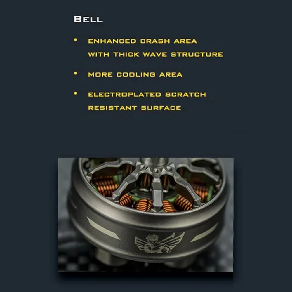 AMAX 2004 المنافسة فرش السيارات Φ5mm 3-6S FPV RC الطائرة بدون طيار رباعية Cine Whoop Cinematic 1650 1850 2050 2200 2850 31000KV #2