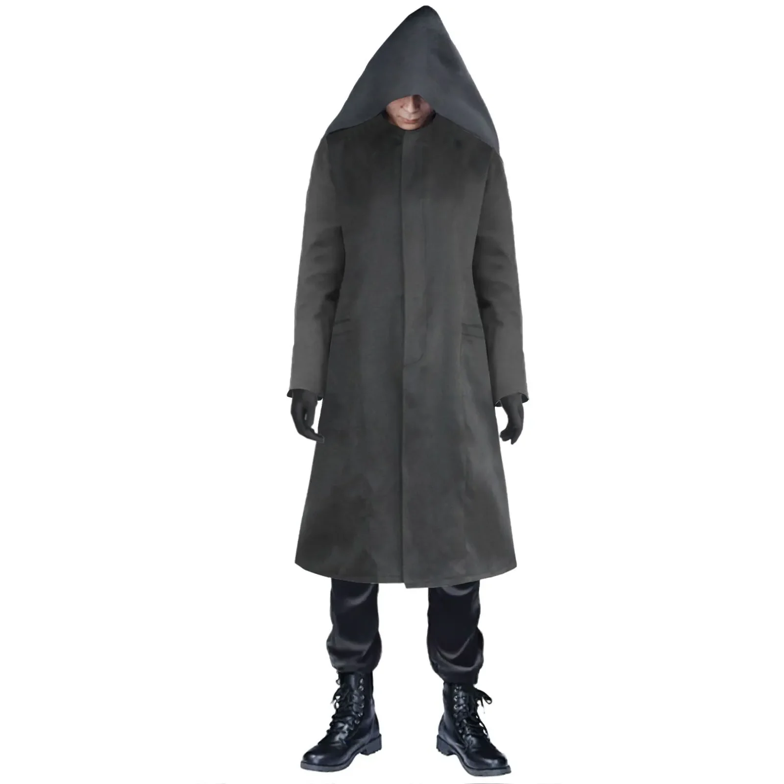 

Korean Drama Game Cosplay Costume with Men's Gloves, Black Combination,Triangle Costume Round, Square