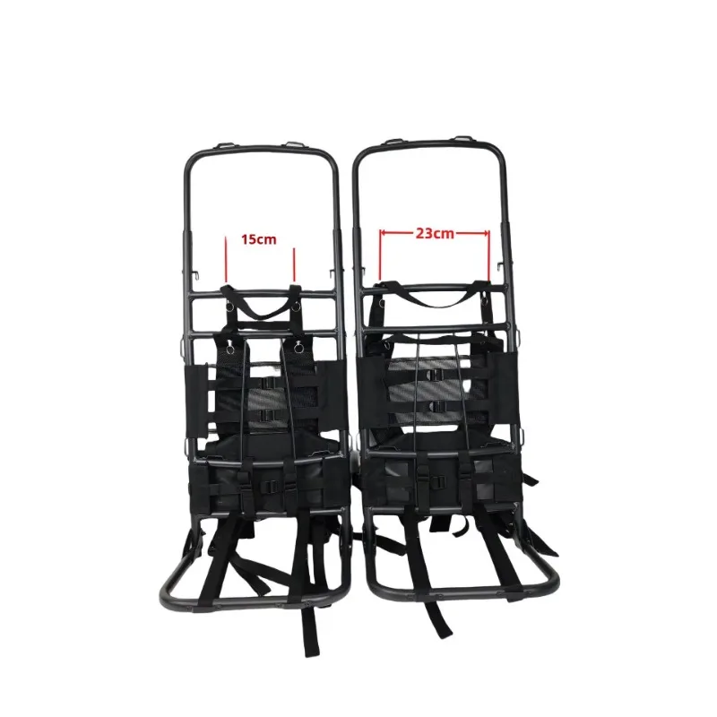 Outdoor adventure frame aluminum alloy hiking long distance large capacity thickened backpack