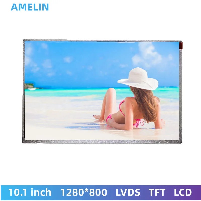 Pantalla LCD de 10,1 pulgadas, resolución de 1280*800, pantalla IPS de brillo 1000, interfaz LVDS, pantalla LCD LCM