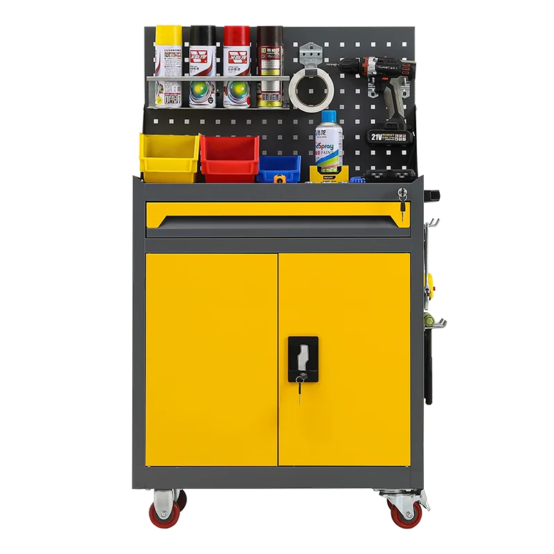 Single Drawer Heavy Duty Rolling Tool Cabinet Multifunctional Mobile Tool Trolley For Auto Hardware Repair Workshop Use Solid