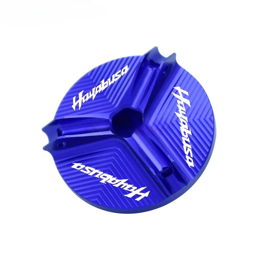 ل هايابوسا هايابوسا 1999-2020 العالمي للدراجات النارية اكسسوارات النفط حشو غطاء المحرك نك الألومنيوم النفط قابس التصريف غطاء