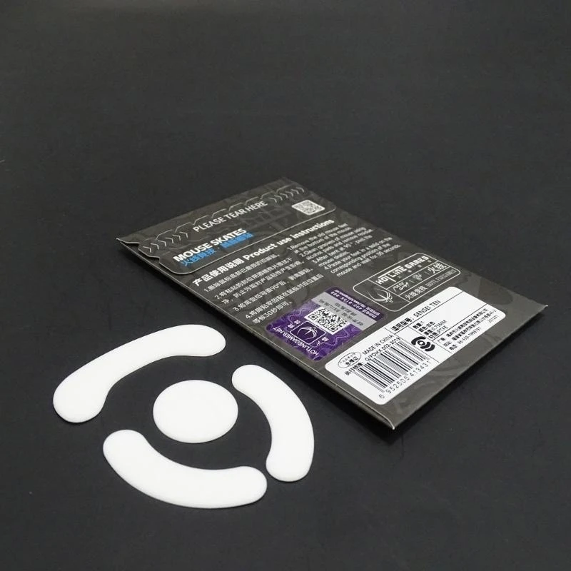 Mysie stóp naklejki na łyżwach myszy podkładka ślizga się zakrzywione krawędzie dla sensei dziesięć