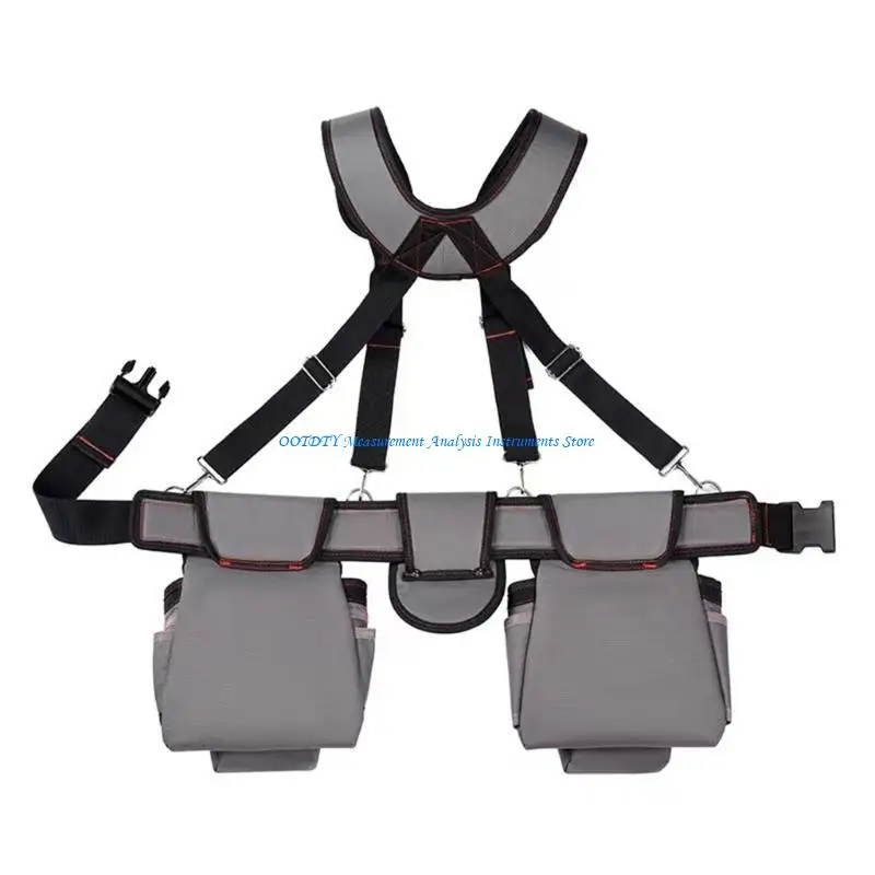 

367D Multipurpose Tool Belt Adjustable Suspenders for Electricians and Carpenters