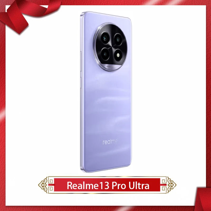 هاتف محمول Realme 13 Pro Ultra 5G جديد بشاشة 6.7 بوصة OLED Snapdragon7s Gen2 5200 Mah 45W كاميرا فائقة الشحن 50 ميجابكسل NFC OTA