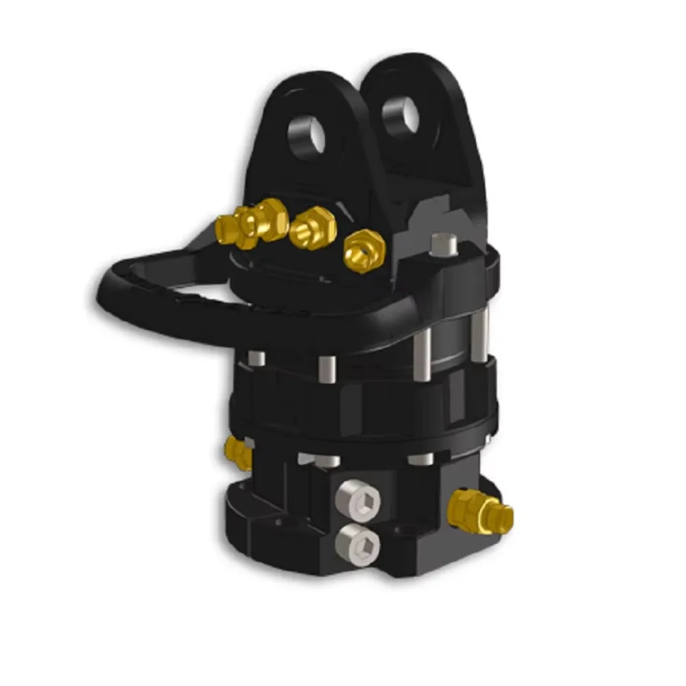 Rotating hydraulic rotator with a load capacity of 6000 kilograms, used for wood grab bucket