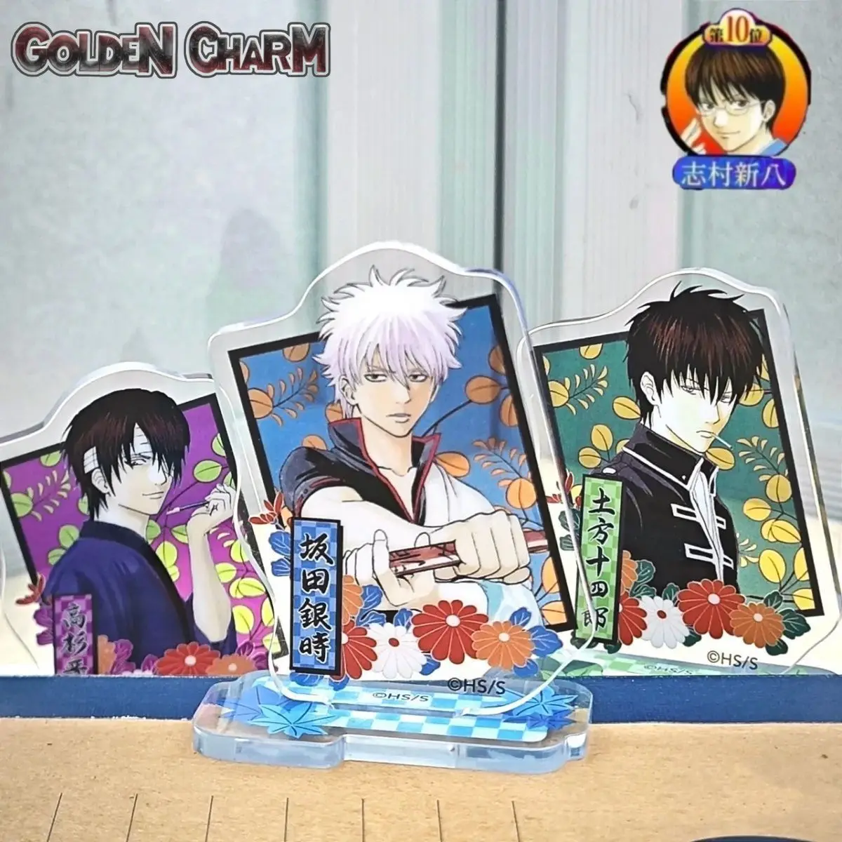 Sakata Gintoki Gift Toy Figures Acrylic Stand Huacheng Anime Model Action Figure Ornament Accessories Models GINTAMA