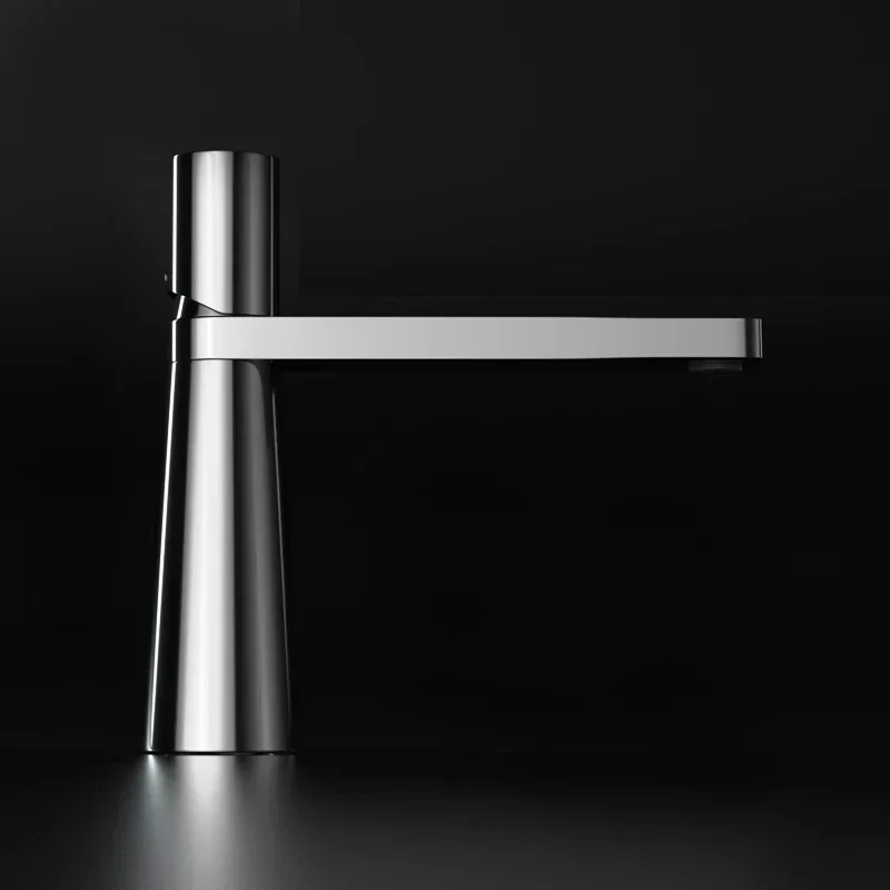 Bathroom Mixer Tap Deck Mount Vanity Faucet Single Holder Single Hole Faucet Bathroom New Design Black Washbasin Sink Taps High