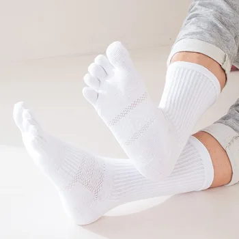 1/5 Pairs Man 5 Finger Socks Long Compression Sweat-Absorbing Fitness Marathon Hiking Outdoor Basketball Calf Toe Sport Socks 5 1/5 Pairs Man 5 Finger Socks Long Compression Sweat-Absorbing Fitness Marathon Hiking Outdoor Basketball Calf Toe Sport Socks 5