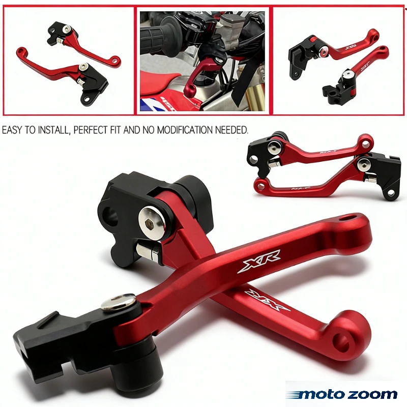 For HONDA XR 600R 650R 250L XR400 XR250 XR230 Motard Brake Clutch Levers Motorcycle Accessories Adjustable Handle CNC