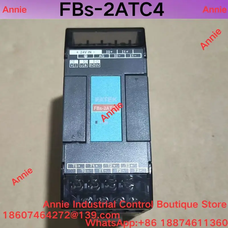 Second-hand test OK  PLC Expansion Module FBS-2ATC4