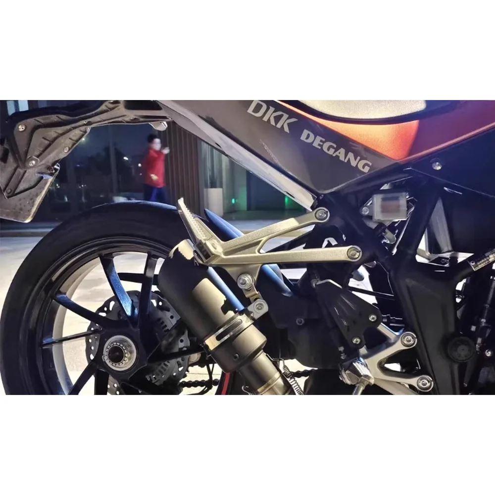 لياماها MT09 2020-2023 نظام العادم الكامل رأس ربط الأنابيب الخمار نصائح زلة أنابيب العادم #6