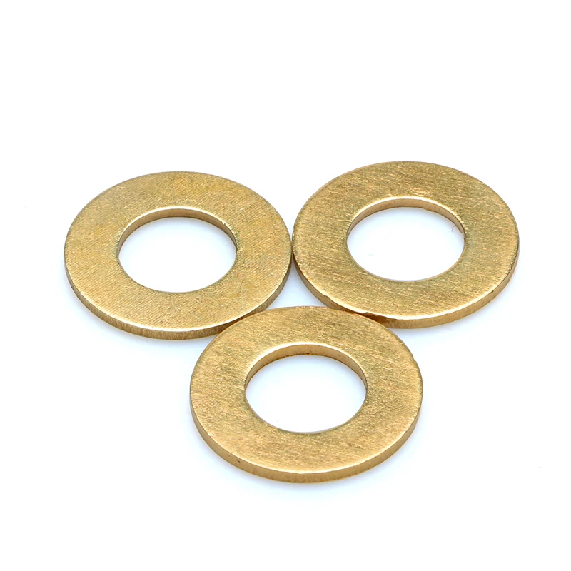 GB97 Brass Flat Washer M2 M2.5 M3 M4 M5 M6 M8 M10 M12 M14 M16 M18 M20 M22 Solid Brass Gasket Shim Copper Metal Meson Pad Spacer