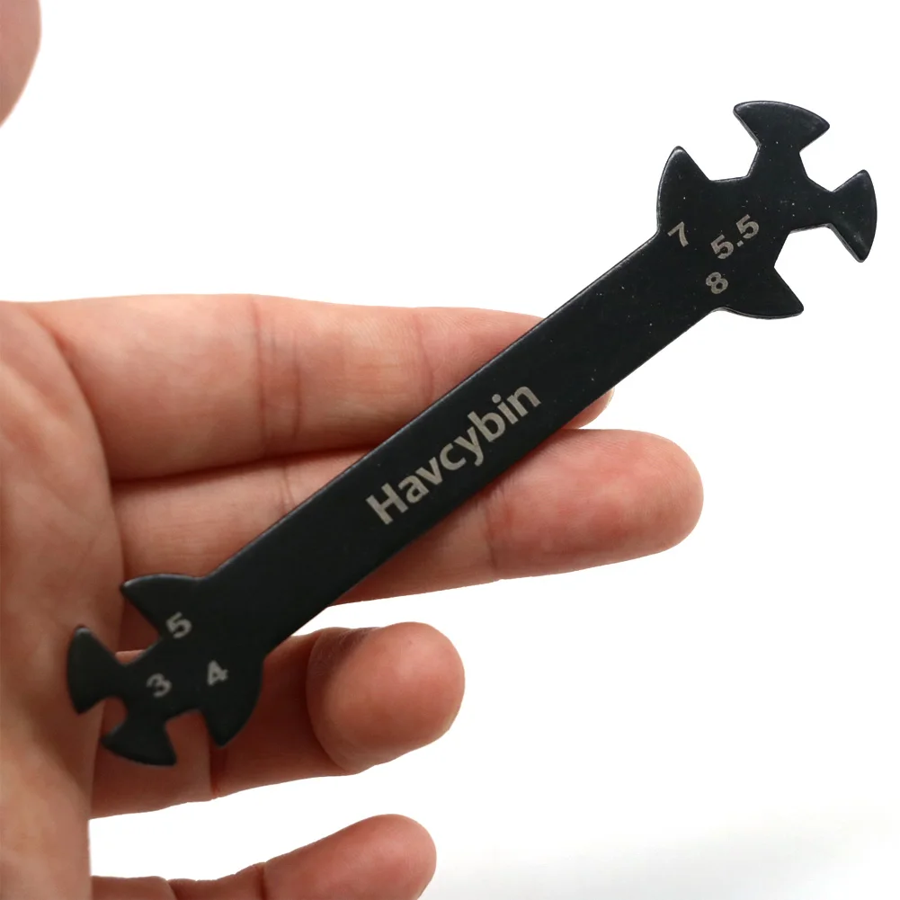 Havcybin 6 in 1 RC Special Tool Wrench 3/4/5/5.5/7/8MM for Turnbuckles & Nuts Rc Drone Car Boat