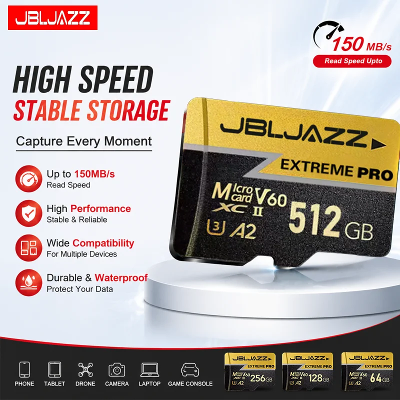 High-Speed SD Card 256GB 512GB UHS-I U3 V60 128GB 64GB Memory Card for Digital Storage New Best Seller Cartao De Memoria 2026