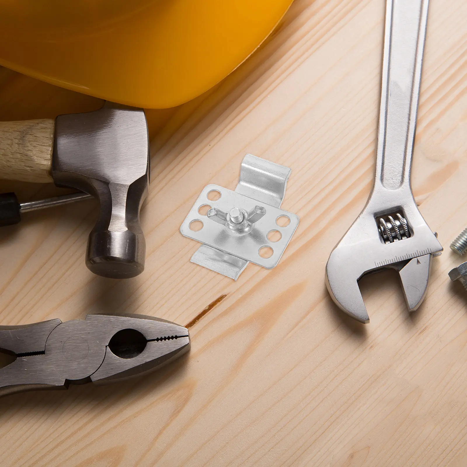 6Pcs Sink Mounting Clips Undermount Sink Support Brackets Heavy Duty Metal for Bathroom Kitchen Ceramic Basin Installation