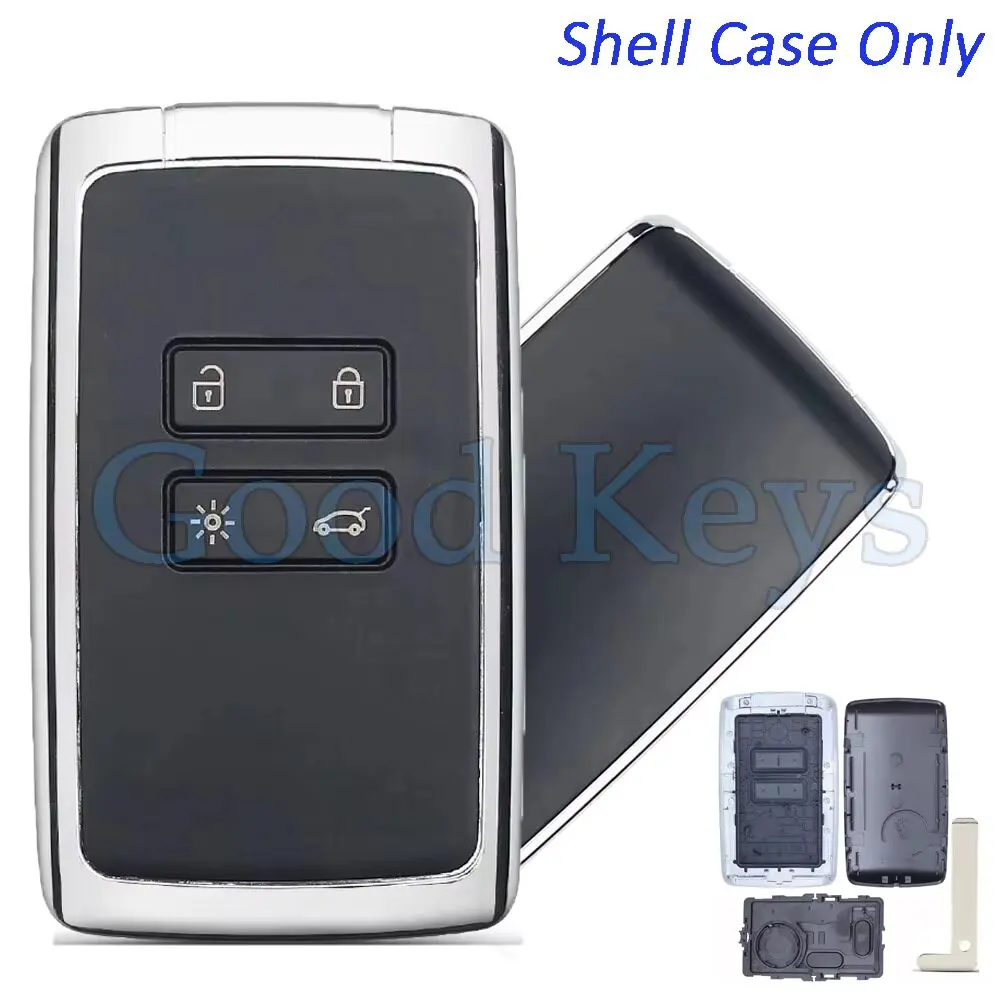 KEYECY Smart Remote Key Shell Case for Renault Kadjar Clio5 Zoe2 Koleos Captur Scenic Megane Talisman KR5IK4CH-01