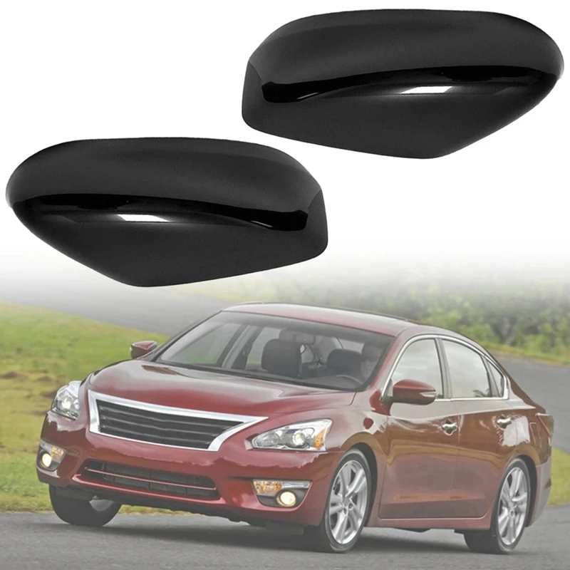 Car Rear View Mirrors Cover For Toyota Nissan Altima 2013-2018 Side Wing Mirrors Shell Reflective Mirror Housing Parts