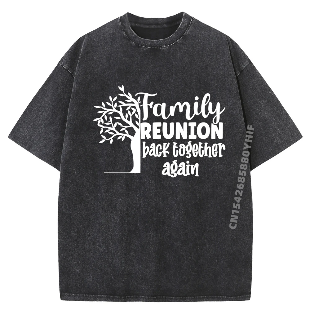 

Снятие семьи 2025 г., снова вместе снова мы родием, черные футболки с рисунком, мужские потертые топы в стиле ретро, футболки в китайском стиле