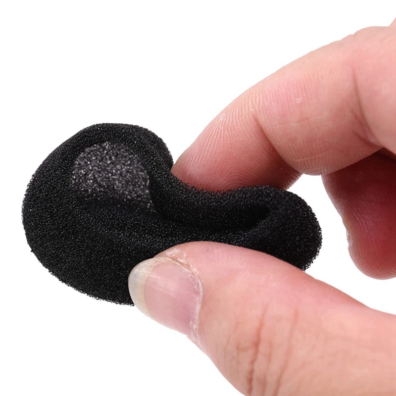 Esponjas protectoras suaves para auriculares, 50 piezas, 5Cm, color negro