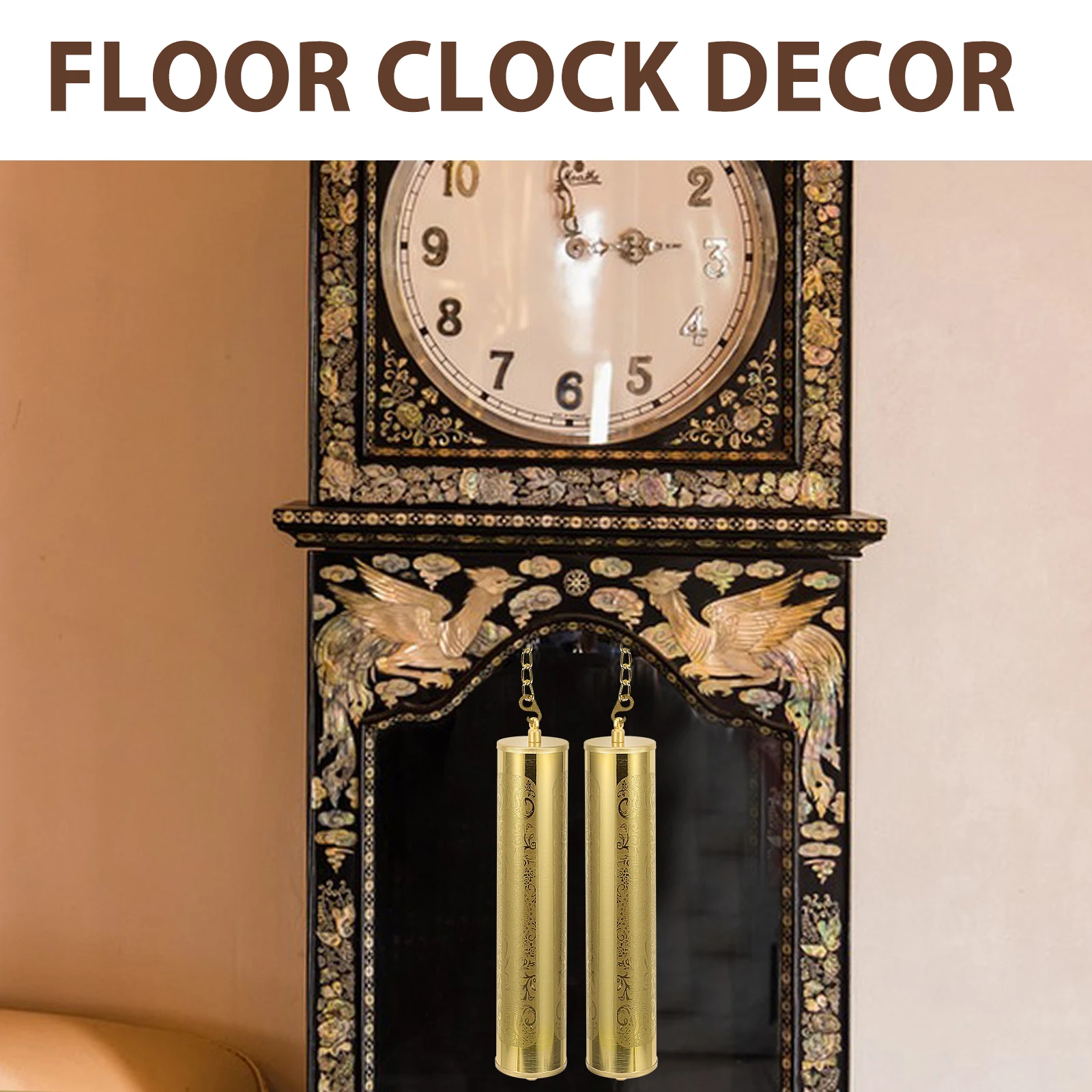 

1Set Floor Clock Weight Replacement Iron Chain Heavy Decor Wall Clock Mechanism Part Chain Supply Reliable Design