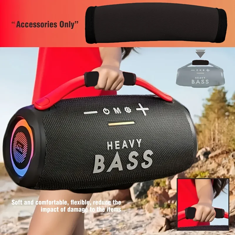 JBi Subwoofer Handheld Wristband Black Fabric Durable Comfortable Suitable for Car Audio Easter Christmas Gift image 2