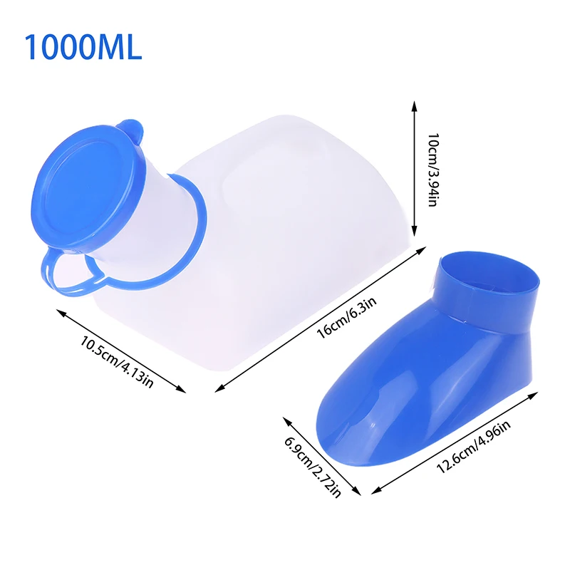 Thicken Car Travel Urine Bottle 1000ML Unisex Urinal Mobile Toilet Pee Storage Tool Large Capacity Journey Urinal Pee Bottle