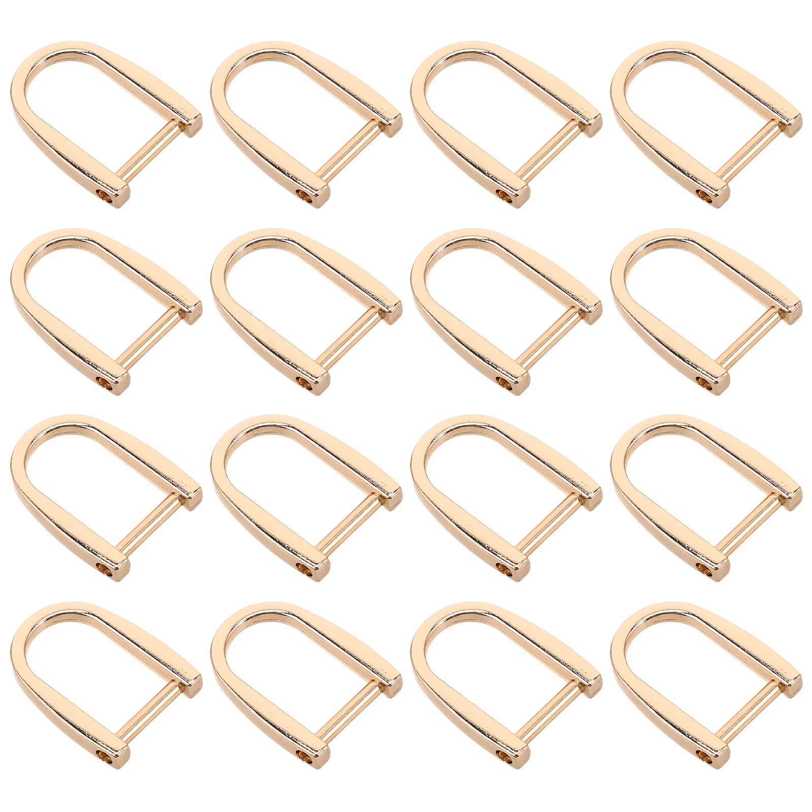 

20 шт. пряжек-подков из цинкового сплава с винтовым креплением, застежки-защелки для багажных сумок, фурнитура для замков, металлические пряжки-слайдеры для шитья своими руками