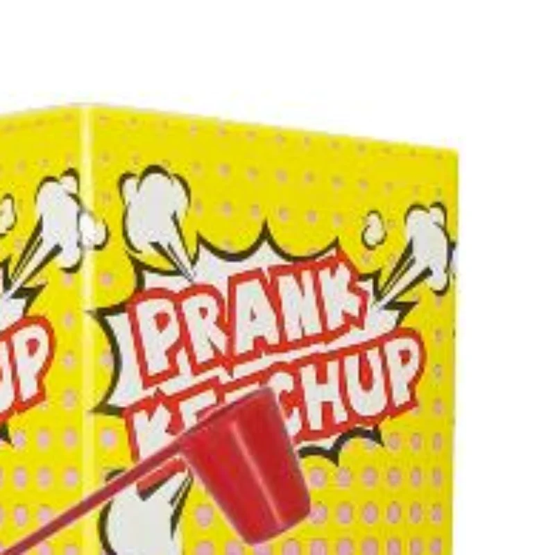 

Funny Simulation Ketchup Squirt Magic Tricks Fool Day Prank Toys Fake Ketchup Surprise Gifts Close-up Street Magic Props