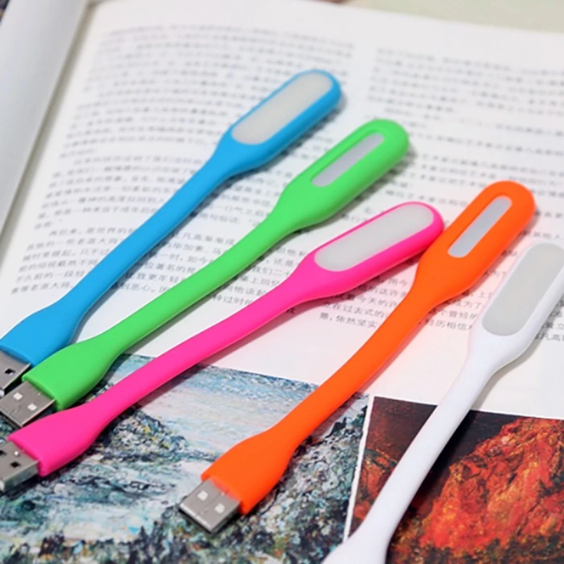 1/3/5pcs LED Reading Lamp USB 5V Mini Book Light USB Power Bank/computer Led Lamp Protect Eyesight Portable LED USB Light