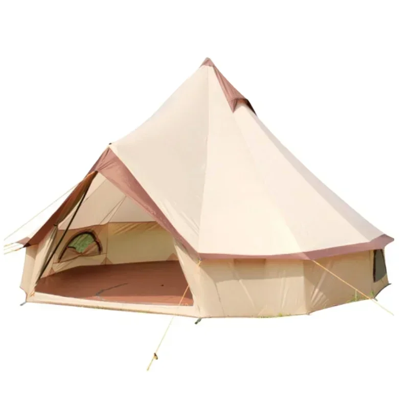 

Outdoor 3m 4m 5m 6m Family Camping House Canvas Yurt Teepee Mongolian Bell Tent For Sale