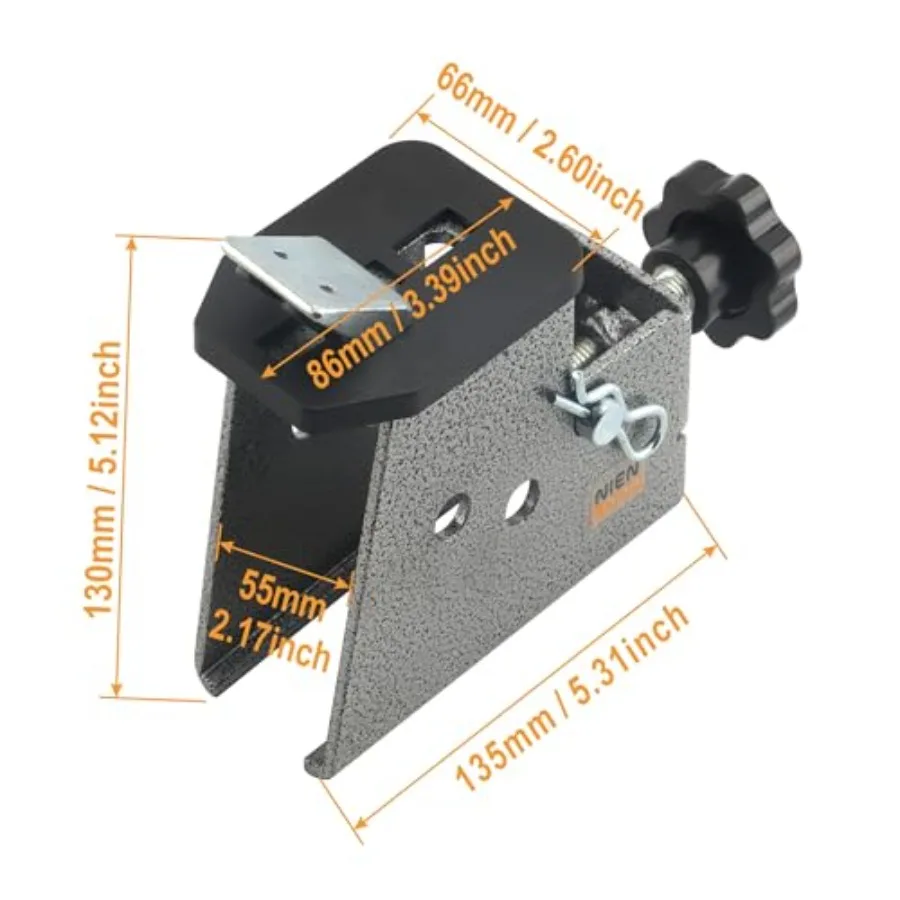 4-Piece Motorcycle Tire Changer Machine Adaptor Wheel Clamp 6 Inches Black High-Strength Steel Easy Installation and Durable Us