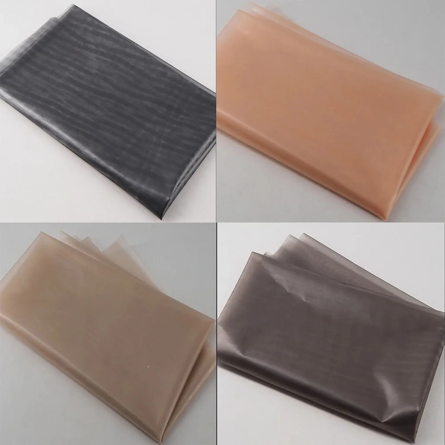 

Wholesale 19*36 inch PU Fabric Sheet For Making Tape Hair Extensions，Lace headgear tool