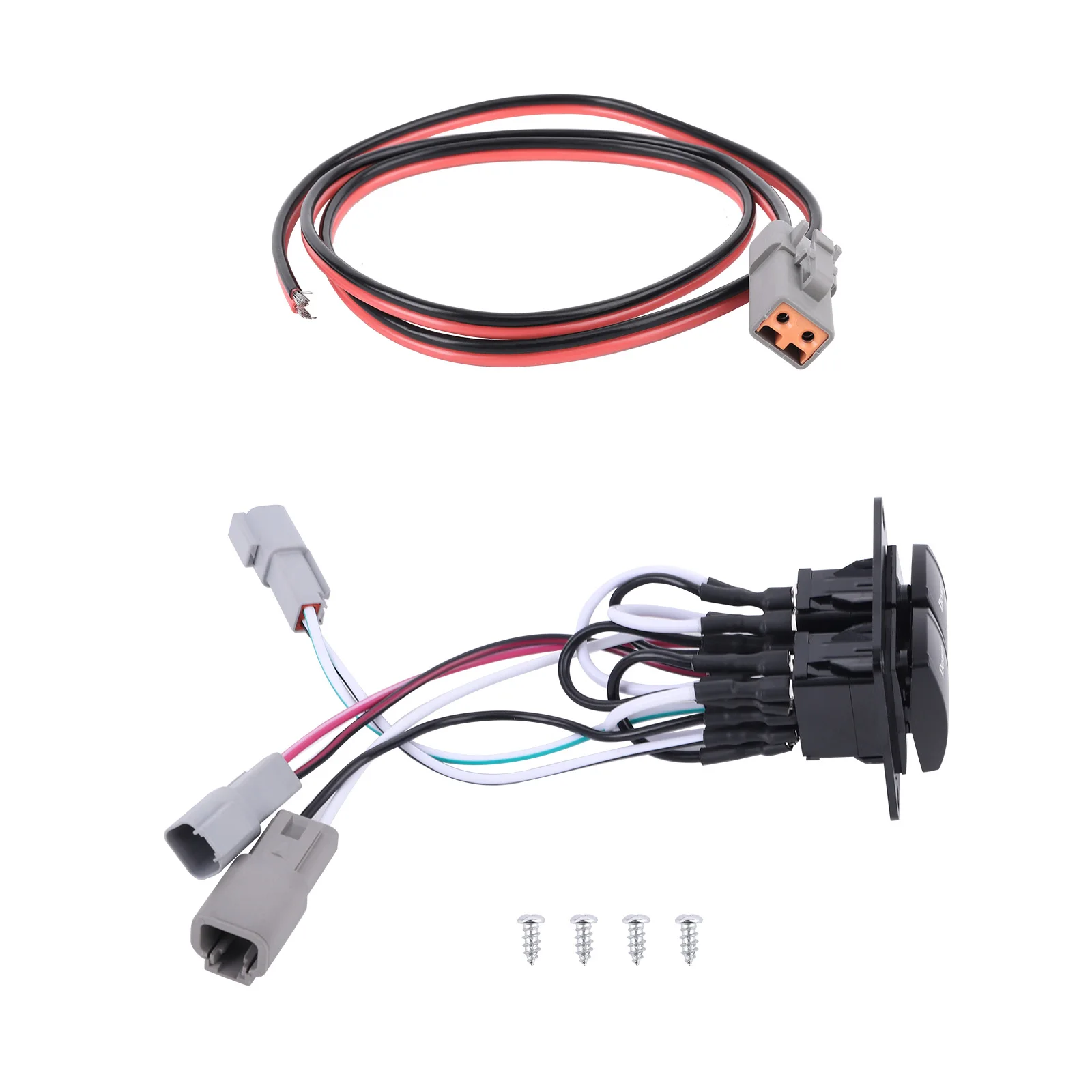 

Double Rocker Switch Kit Single Actuator 12Vdc & 24Vdc 10222-211D,10222211D