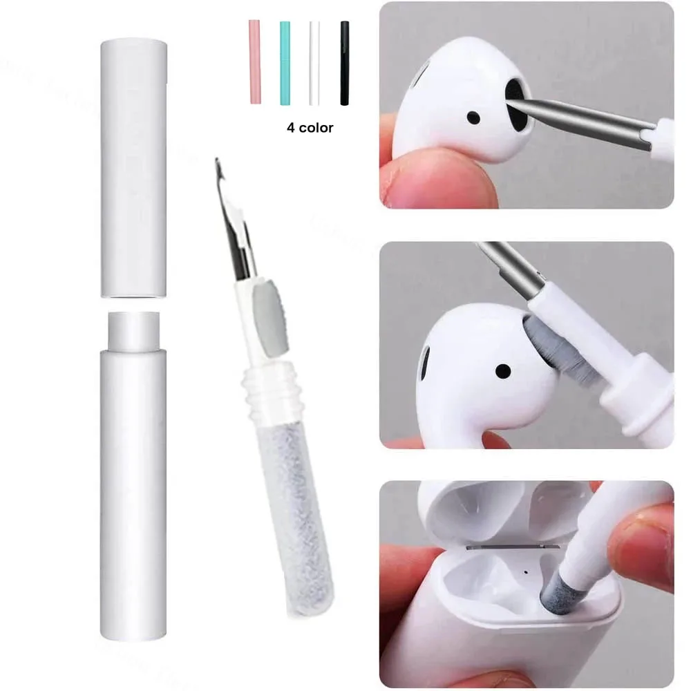 أدوات تنظيف سماعات الأذن المزودة بتقنية البلوتوث لأجهزة Airpods Pro 3 2 1 طقم تنظيف علبة سماعات الأذن يتميز بالمتانة قلم تنظيف فرشاة لأجهزة شاومي airdot 3Pro