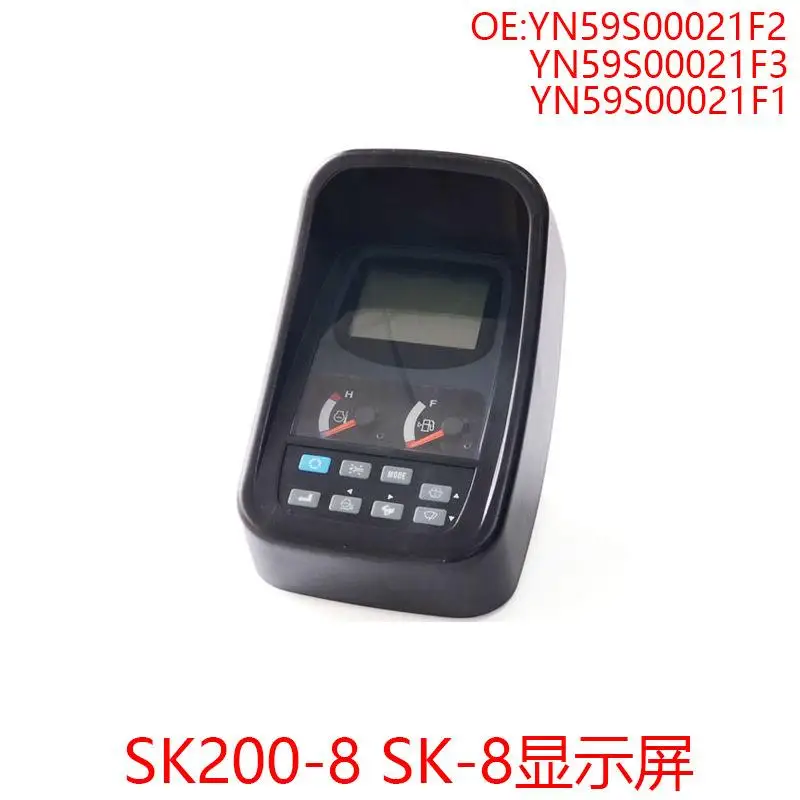 Applicable to SK200-8 excavator display screen, digital screen YN59S00021F2, YN59S00021F3