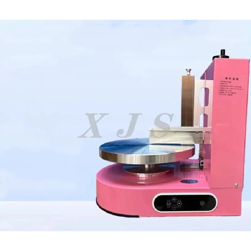 Automatic Baking Equipment Birthday Cake Decoration Cream Depositor Smoother Icing Sugar Coating Machine
