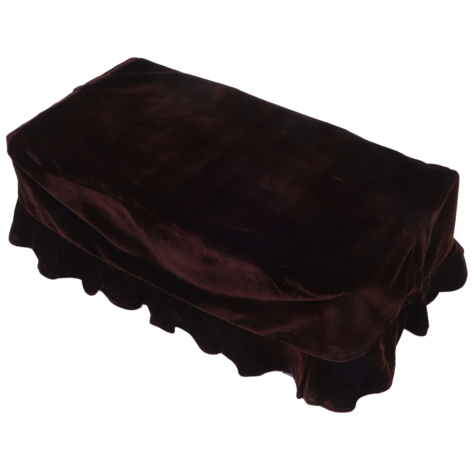 

Piano Stool Cover Bench Slipcover Music Chair Seat Protector Home Office Store Hotel Mall Dust Scratch-resistant Easy Install