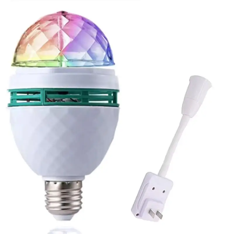 LED Stage Lamp Colorful Small Magic Ball Silent 360 Rotating USB Plug Multiple Modes Shatterproof For DJ Disco Ambient Light