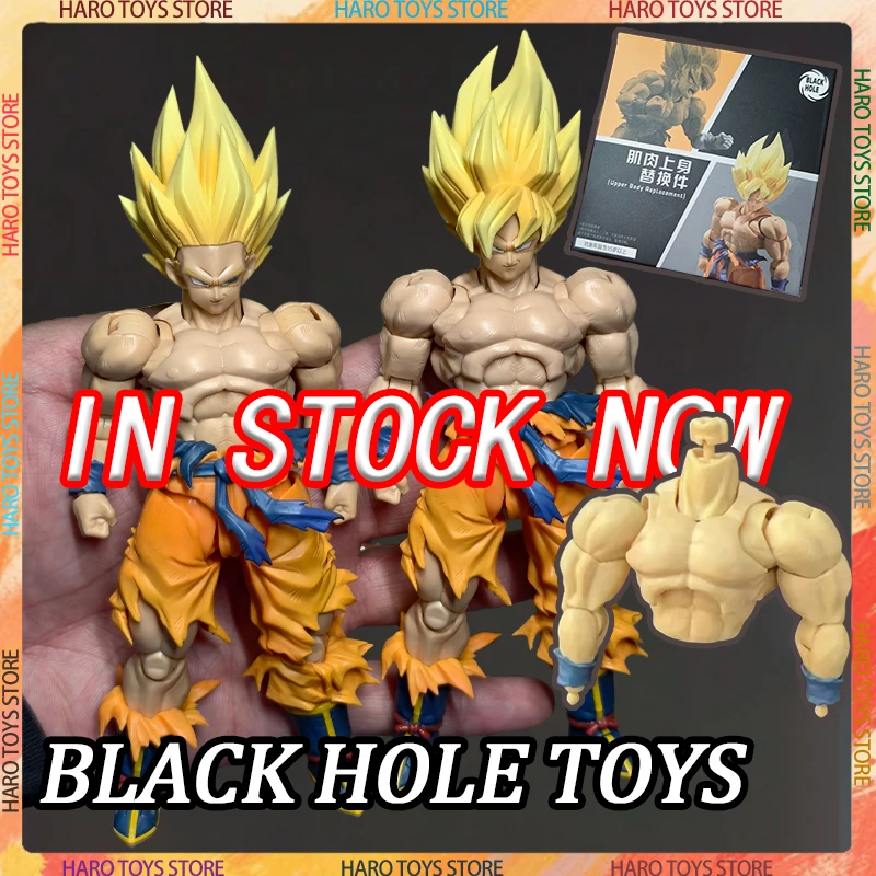 

Black Hole Toys SHF Son Goku Upper Body Accessories Dragon Ball Super Saiyan Anime Action Figure Goku Model Toys Birthday Gift