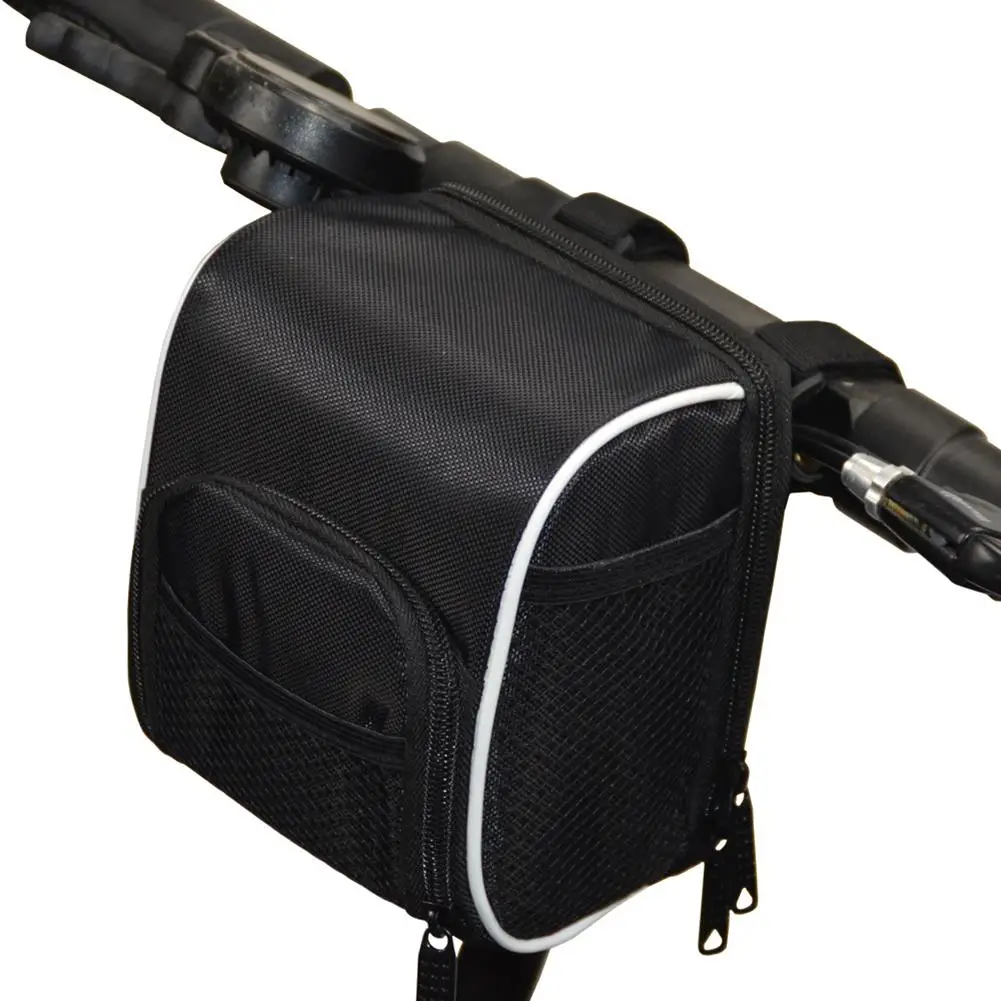 

Bike Handlebar Bag Bicycle Waterproof Big Capacity Front Tube Cycling Pouch Electric Scooter Folding Bike Accessories