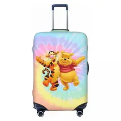 Custom Winnie The Pooh Luggage Cover Cute Cartoon Bear Suitcase Protector Covers Suit For 18-32 inch