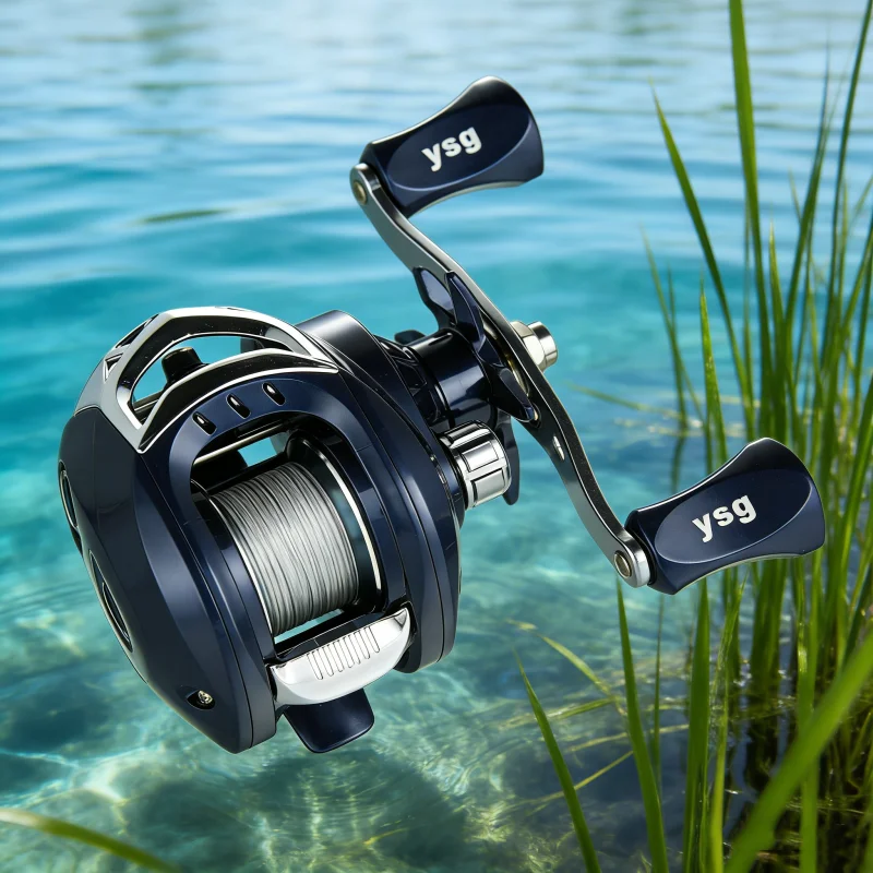 Carrete Baitcasting agua salada alta velocidad recogida derecha - imagen 5