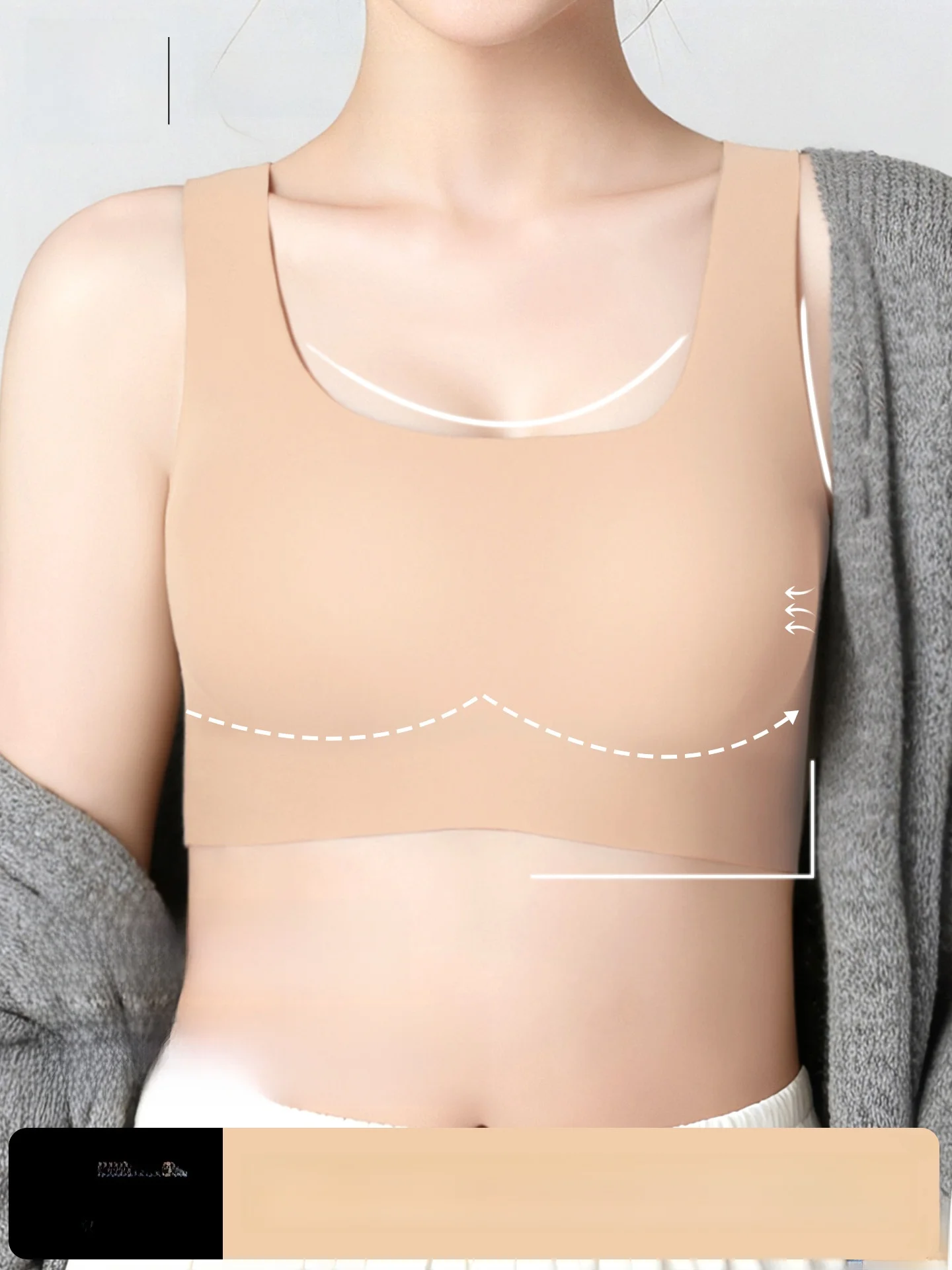 Wireless Full Cup Bra Women's Seamless Push up Anti Sagging Thin Design Comfortable Underwear for All Seasons Catman Brand