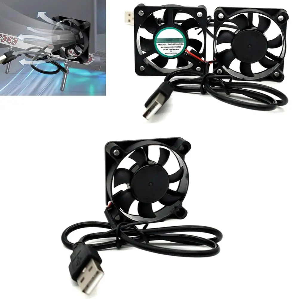 5V Brushless Cooling Fan USB Ventiliator PC Cool Gadgets 2500RPM Cooler Oil-impregnated PBT CPU Radiator USB Fan PC USB Gadgets