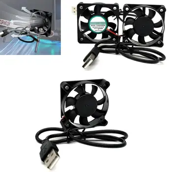 Ventilador de refrigeración sin escobillas de 5V, ventilador USB, dispositivos geniales para PC, Enfriador de 2500RPM, radiador de CPU PBT impregnado por aceite, ventilador USB, dispositivos USB para PC 1
